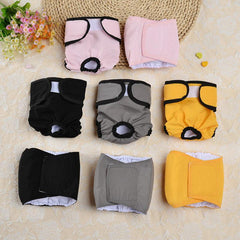 Adjustable Dog Physiological Pants Washable Pet Diaper Wet Reusable