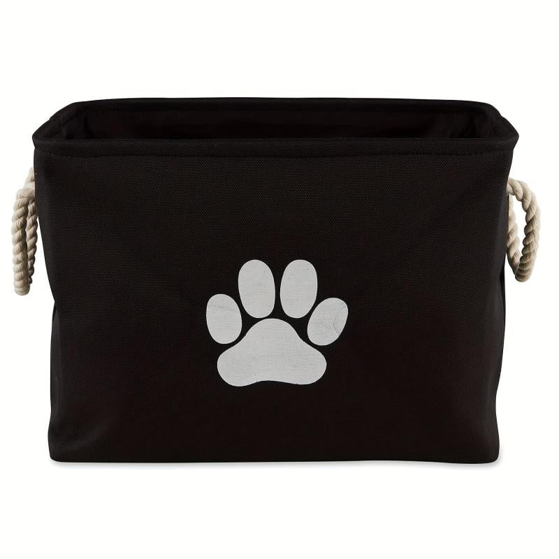 Collapsible Polyester Organizing Basket Large Storage Bin For Pet Toy