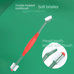 1pc Beef Flavored Pet Toothpaste And Toothbrush Set for Cat & Dog Dental Care