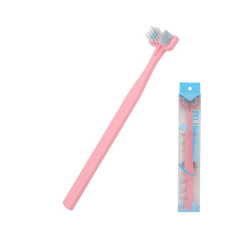 Pet Toothbrush Double Head Dog Toothbrush for Teeth Cleaning