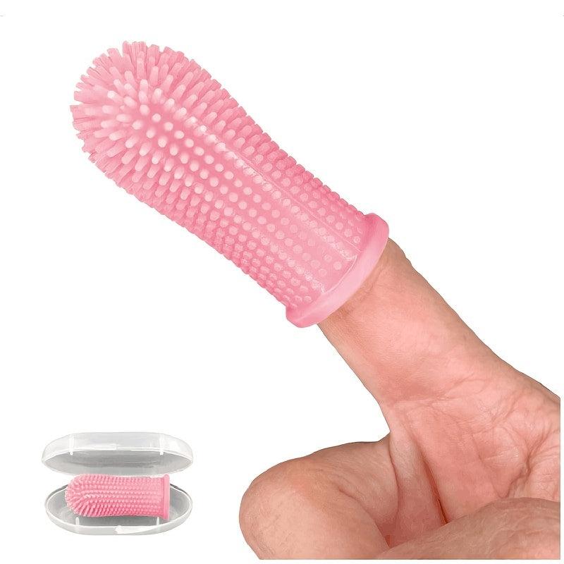 Pet Finger Cover Silicone Teeth Cleaning Toothbrush