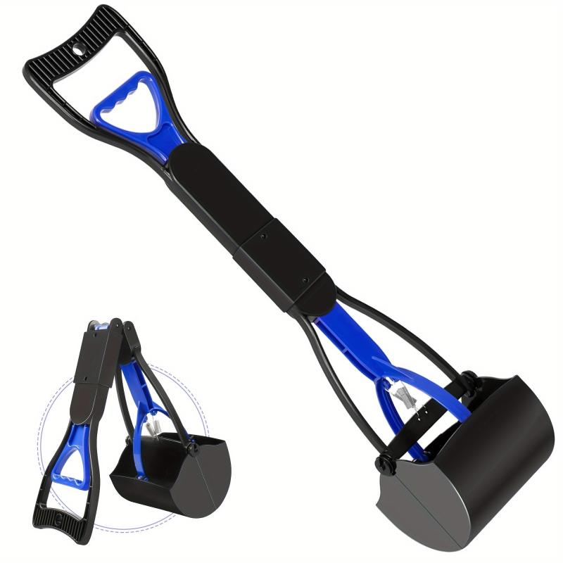 Portable Dog Poop Scooper with Long Handle for Outdoor Walking
