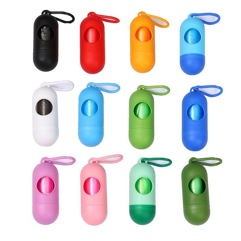 Portable Dog Waste Bags Dispenser, Poop Bag Holder for Small and Medium Dogs