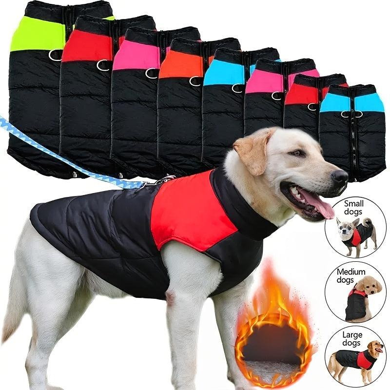 Waterproof Padded Vest Coat for Dog - Keep Your Pet Warm and Dry