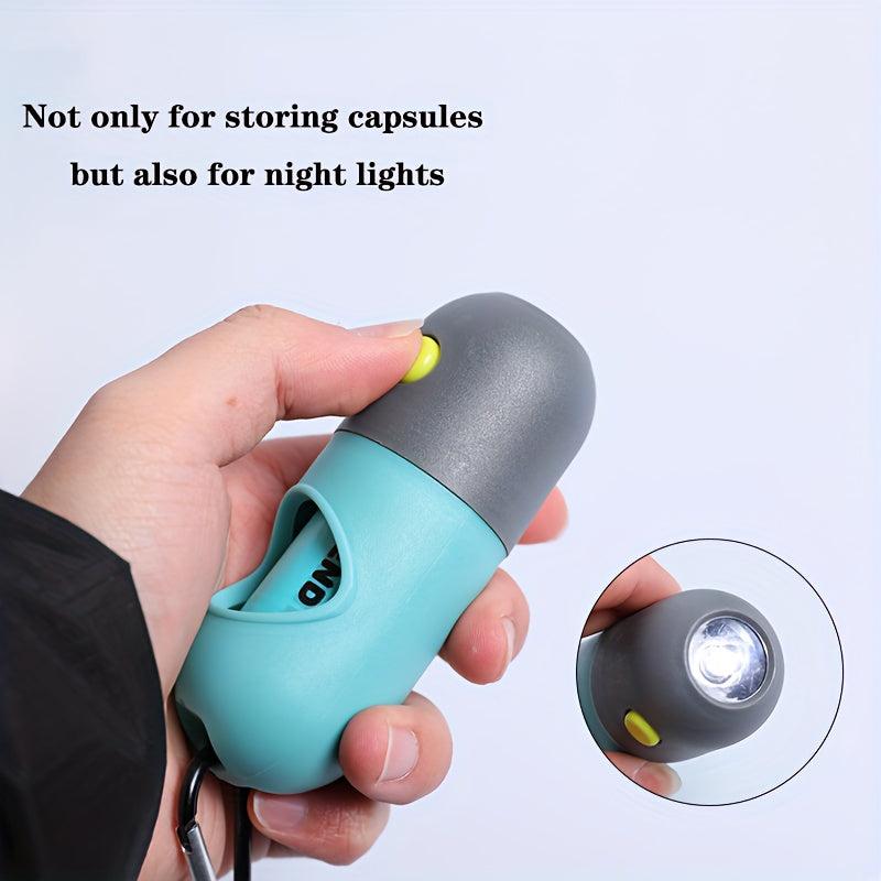 Multifunctional Dog Poop Bag Holder With LED Light