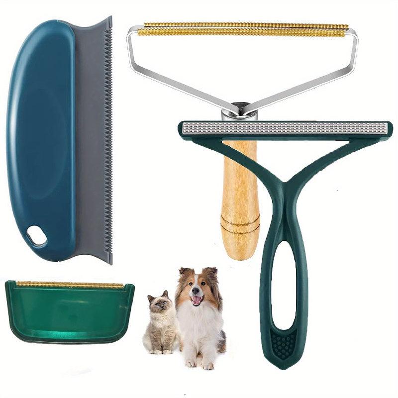 4pcs Portable Lint Cleaner Pet Hair Removal Tool