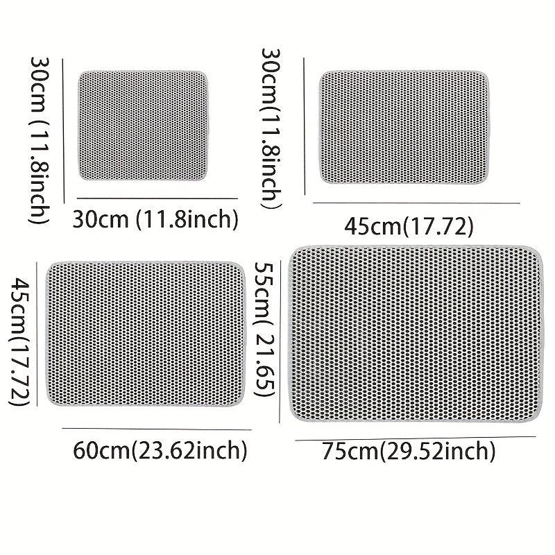 Waterproof Cat Litter Mat Easy To Clean Non Slip Cat Mat