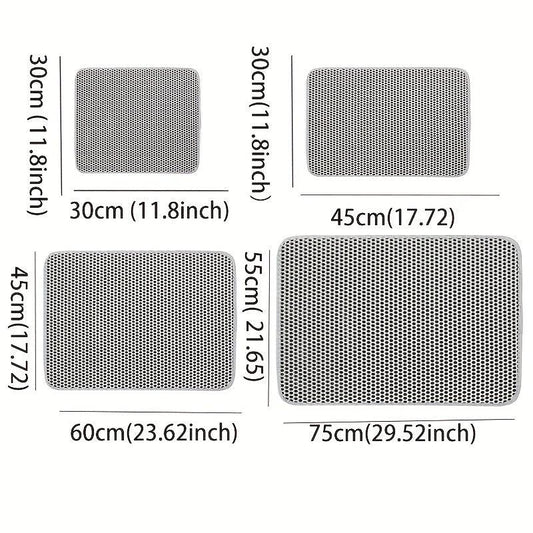 Waterproof Cat Litter Mat Easy To Clean Non Slip Cat Mat