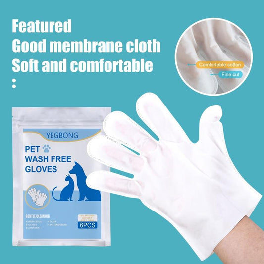 Pet Hair Remover Mitt Disposable Cleaning Gloves for Dogs and Cats