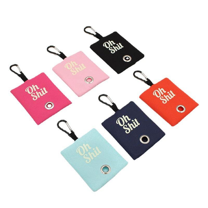 Dog Poop Bag Holder with Clip for Outdoor Walking