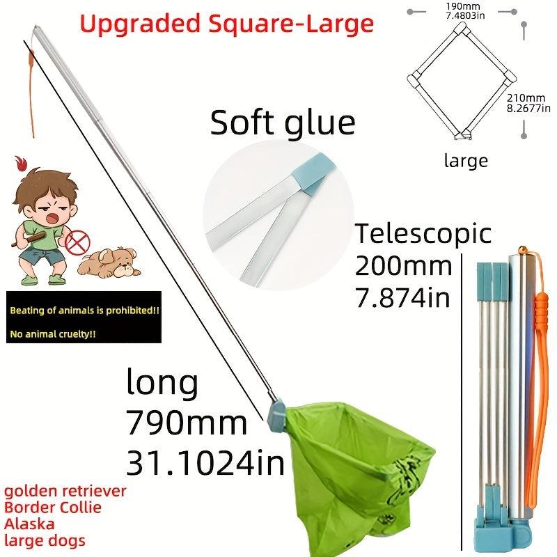 Portable Dog Poop Cleaning Tool Long Handled Pet Excrement Collector