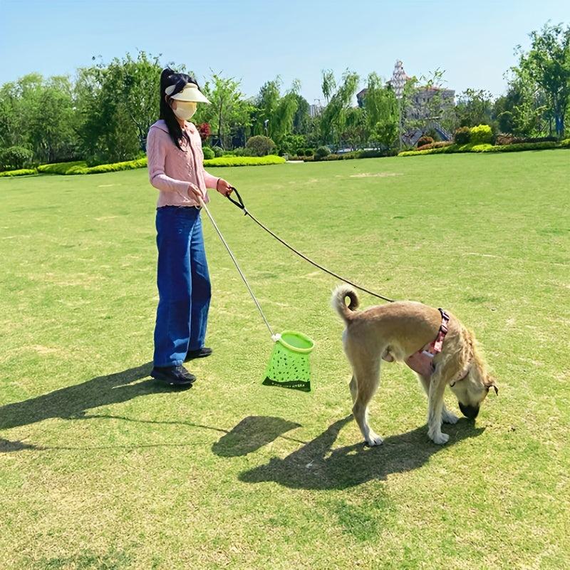 Portable Dog Poop Cleaning Tool Long Handled Pet Excrement Collector