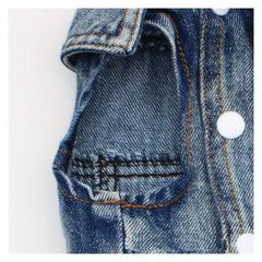 Stylish Denim Vest for Pets - Casual and Durable