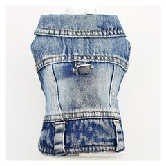 Stylish Denim Vest for Pets - Casual and Durable