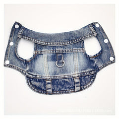 Stylish Denim Vest for Pets - Casual and Durable