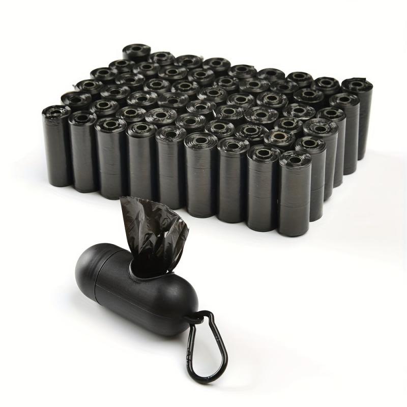 10pcs Dog Poop Bags & Waste Bag Dispenser