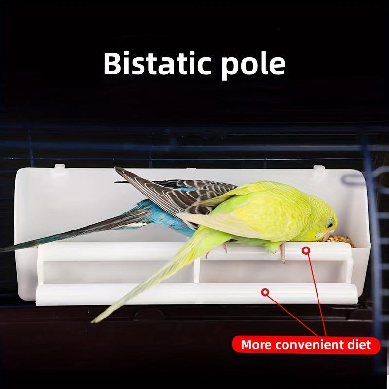 Double Dish Pet Bird Water Feeder