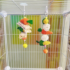 Parrot Carrot Chewing Toys for Endless Fun