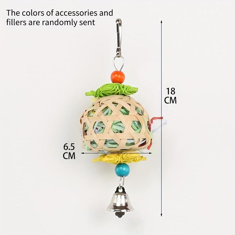 Parrot Natural Grass Woven Toys For Budgerigar