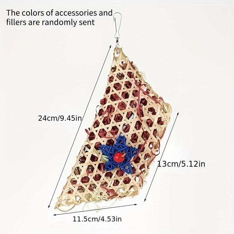 Parrot Natural Grass Woven Toys For Budgerigar