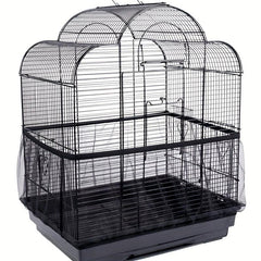 Bird Cage Cover Seed Catcher Mesh Round Square Cage