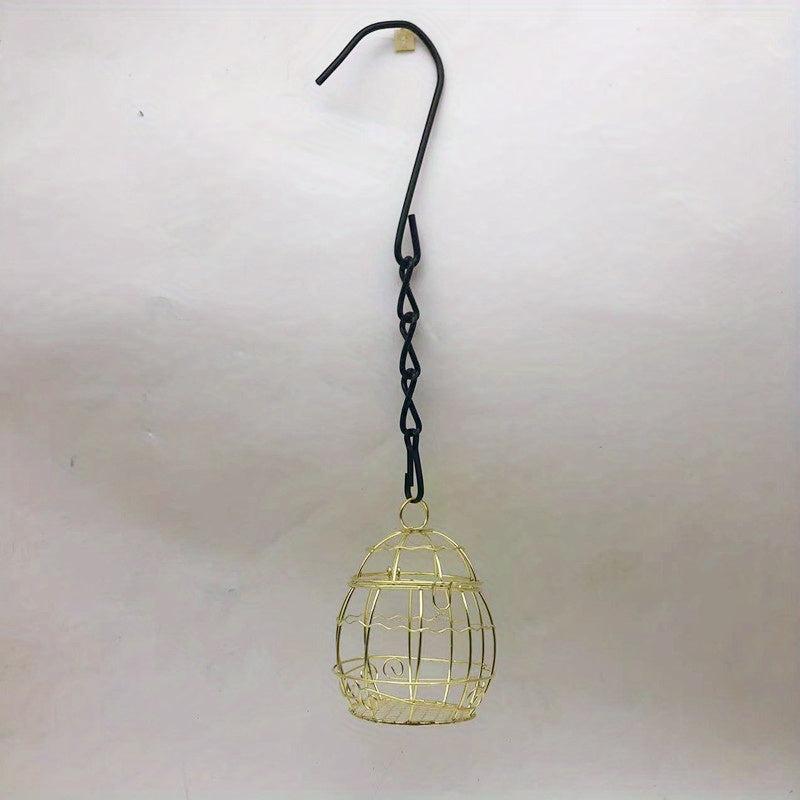 Decorative Bird Feeder for Garden, Hanging Food Dispenser for Wild Birds