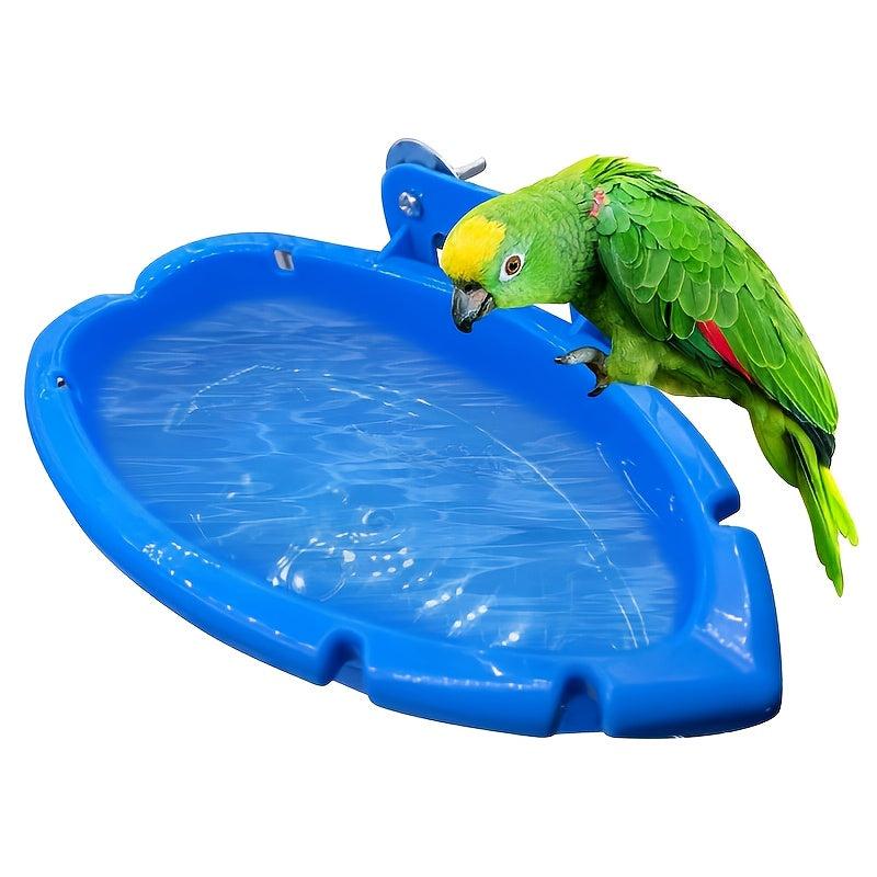 Durable Bird Feeder Cage Attachment Easy Feeding & Viewing