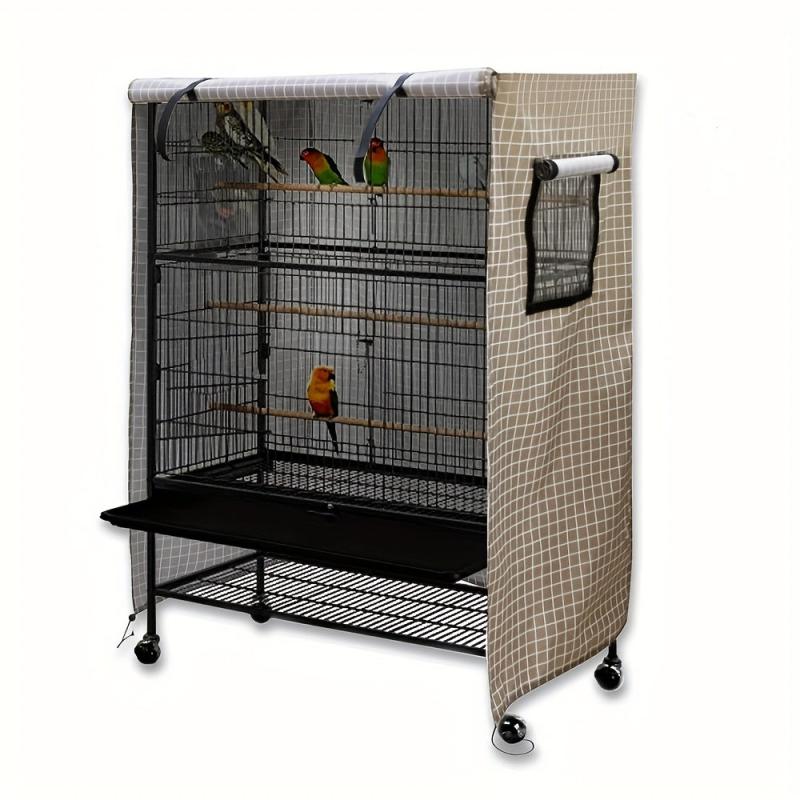 Birdcage Cover Night Sleep Helper Breathable Dust Proof Parrot Cage Washable