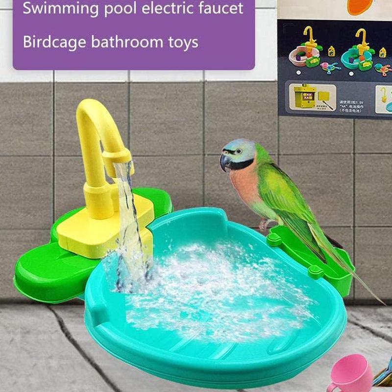 Multifunctional Bird Bath Tub with Fountain Pump