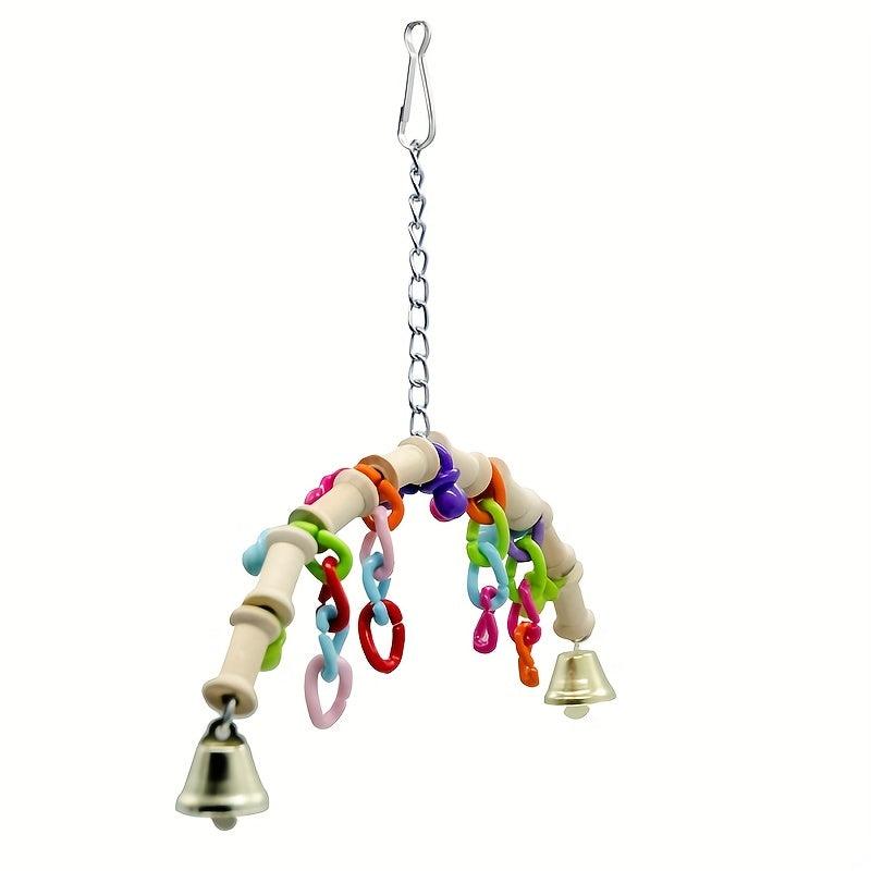 Colorful Bamboo Style Parrot Chew Toy