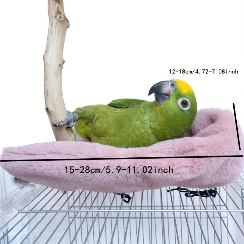 Bird Buddy Fleece Blanket for Parrot Cage - Cozy Bird Bed Warmer