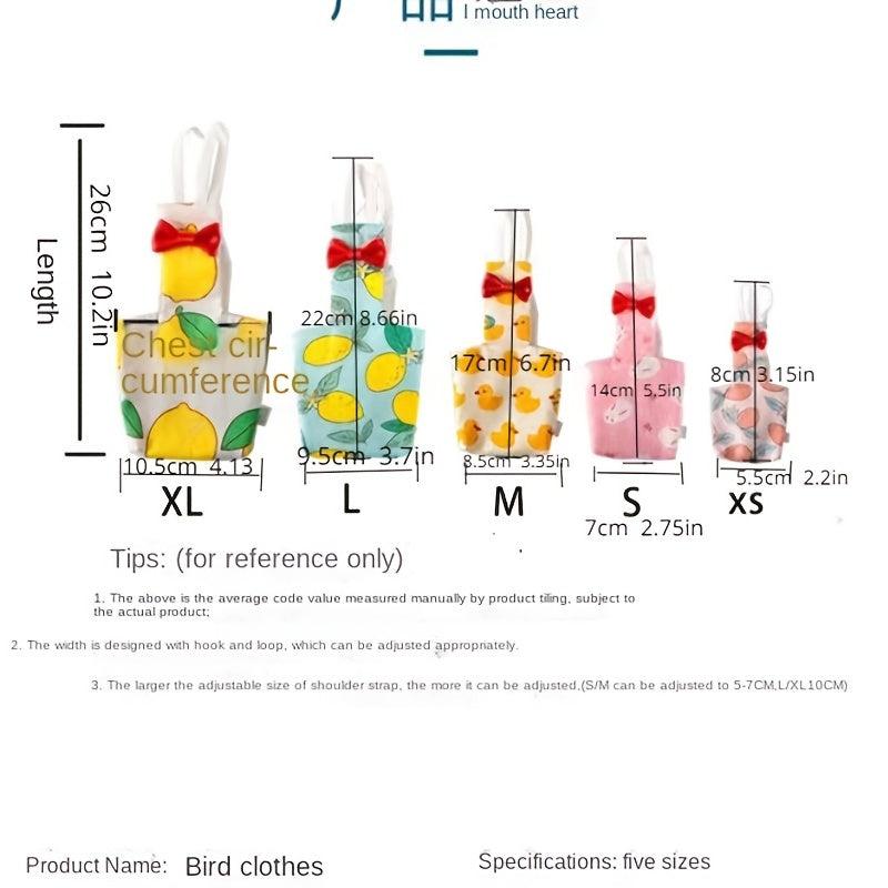 Bird Flight Suit Parrot Training Nappy Creative Clothes