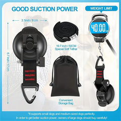 Pet Grooming Suction Cup Hook & Restraint Rope Set