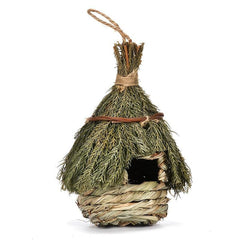 Straw Bird Nest Natural Bird House Hanging Decoration