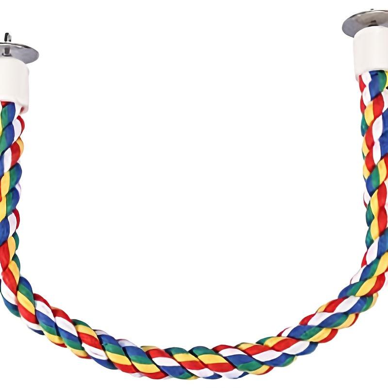 Colorful Bird Rope Rotating Ladder Climbing Station Stick