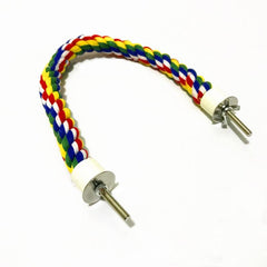 Colorful Rope Bird Stand Parrot Toy Climbing Ladder