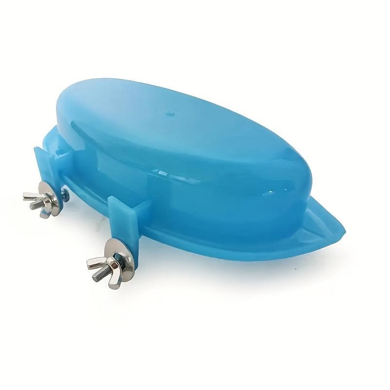 Reflective Parrot Bath Basin Bird Cage Accessory for Clean Birds