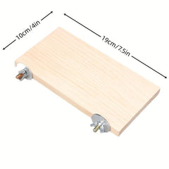 Parrot Stand Board Log Stand Board Bird Habitat Toy Platform