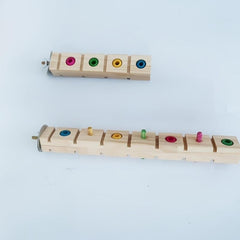 Funny Bird Wood Perch Platform for Parrot Stand Pole