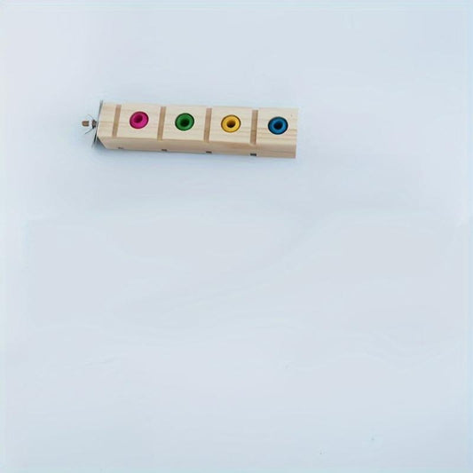 Funny Bird Wood Perch Platform for Parrot Stand Pole