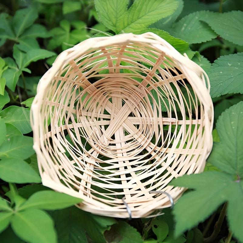 Bamboo Bird Nest Bed For Budgie Cockatiel Conure Canary Lovebird