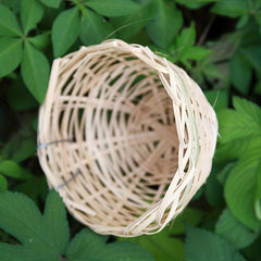 Bamboo Bird Nest Bed For Budgie Cockatiel Conure Canary Lovebird