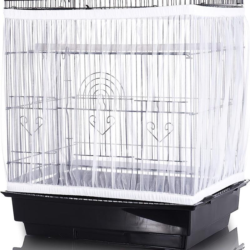 Stretchy Bird Cage Net Cover for Parrot Enclosures