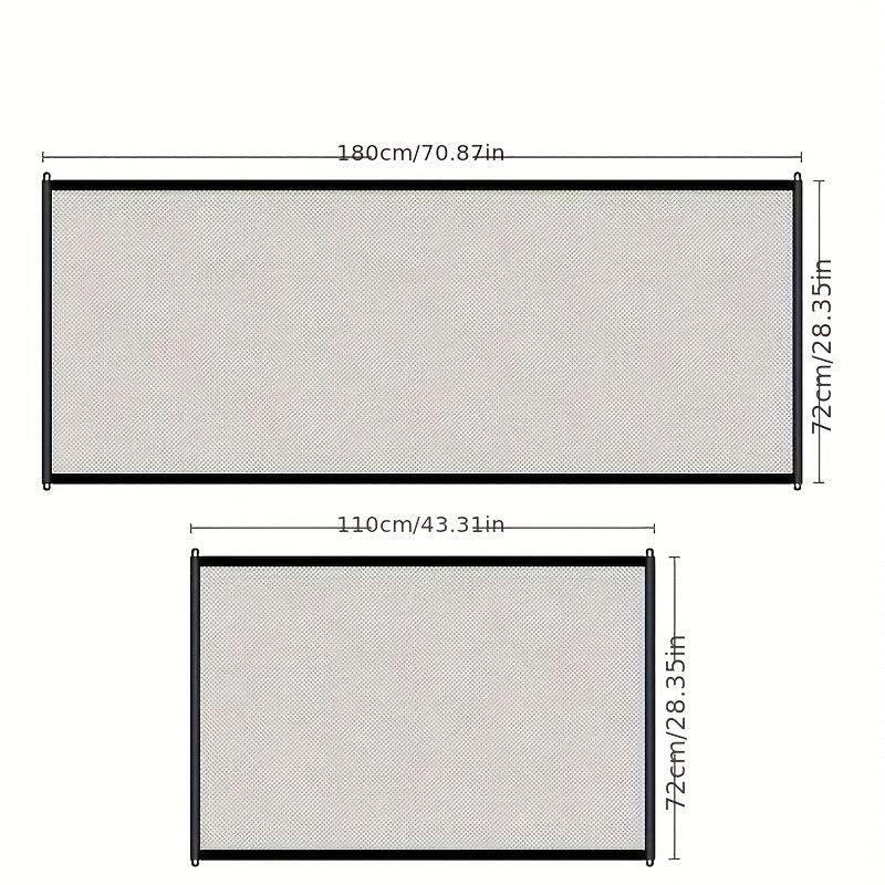 Pet Gate Safety Fence Mesh Isolation No Drilling