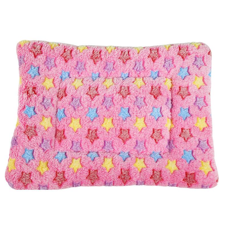 Soft Flannel Pet Cushion Mat for Cozy Sleeping