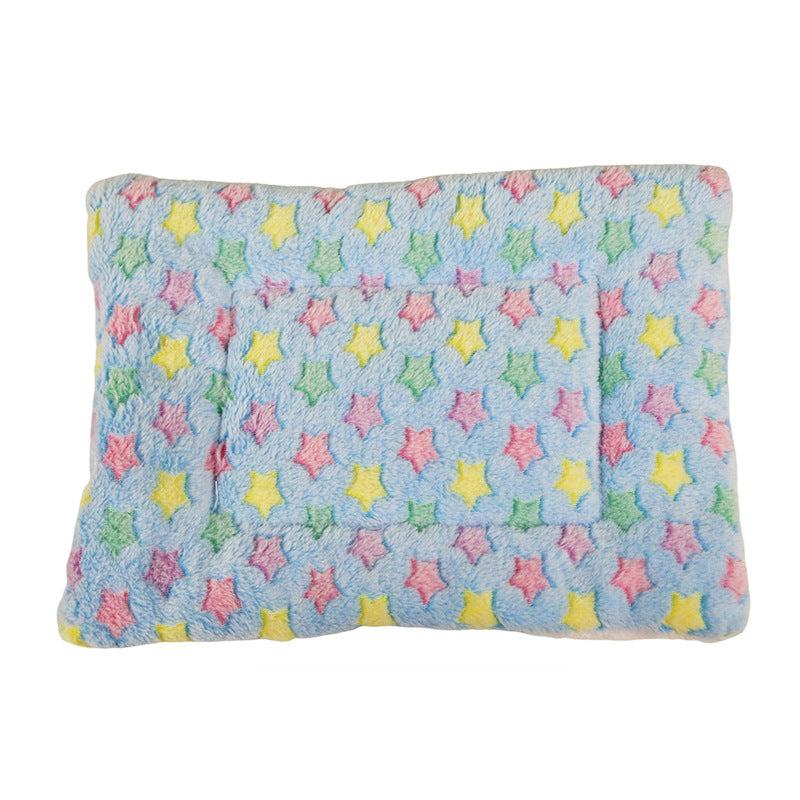 Soft Flannel Pet Cushion Mat for Cozy Sleeping