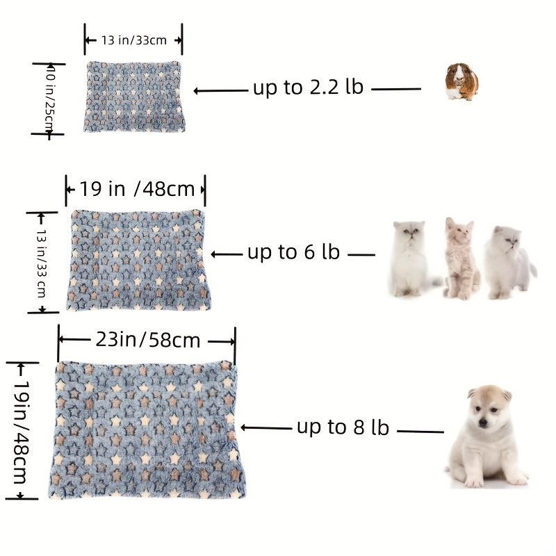 Soft Flannel Pet Cushion Mat for Cozy Sleeping