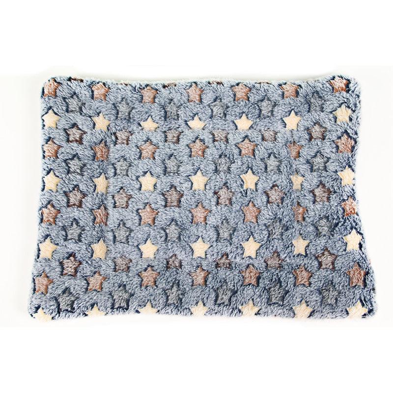 Soft Flannel Pet Cushion Mat for Cozy Sleeping