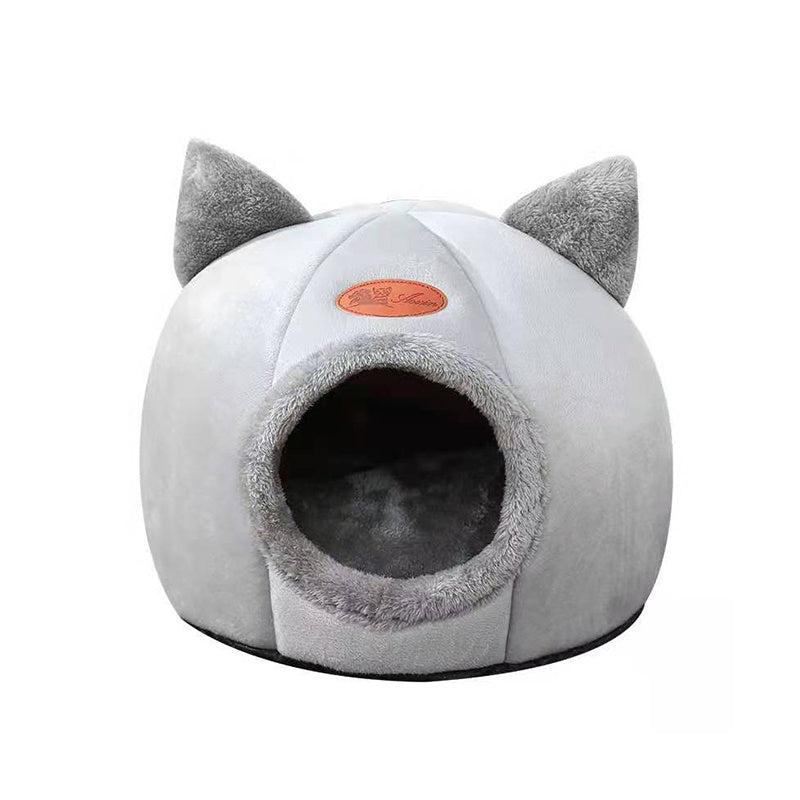 Soft Cozy Cat Cave Bed Removable Winter Warm for Kittens and Pets