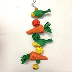 Bird Foraging Toy Cockatiel Parakeet Chewing Hanging Bird Cage Accessories